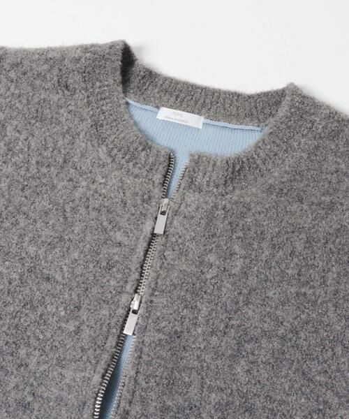 URBAN RESEARCH ITEMS / アーバンリサーチ アイテムズ カーディガン・ボレロ | ブークレジップショートカーディガン | 詳細23