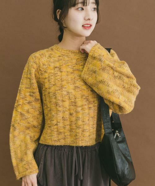 URBAN RESEARCH ITEMS / アーバンリサーチ アイテムズ ニット・セーター | ワイドスリーブミックスニット | 詳細3