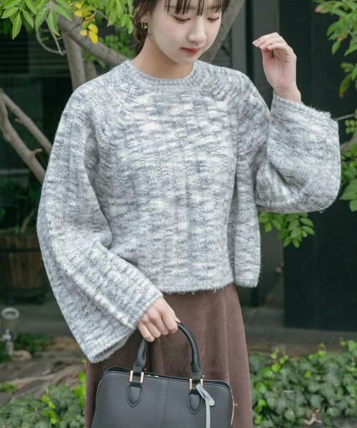 URBAN RESEARCH ITEMS / アーバンリサーチ アイテムズ ニット・セーター | ワイドスリーブミックスニット | 詳細13