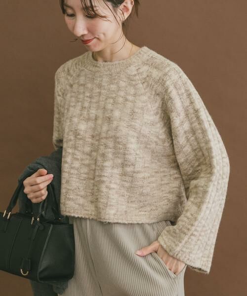 URBAN RESEARCH ITEMS / アーバンリサーチ アイテムズ ニット・セーター | ワイドスリーブミックスニット | 詳細20