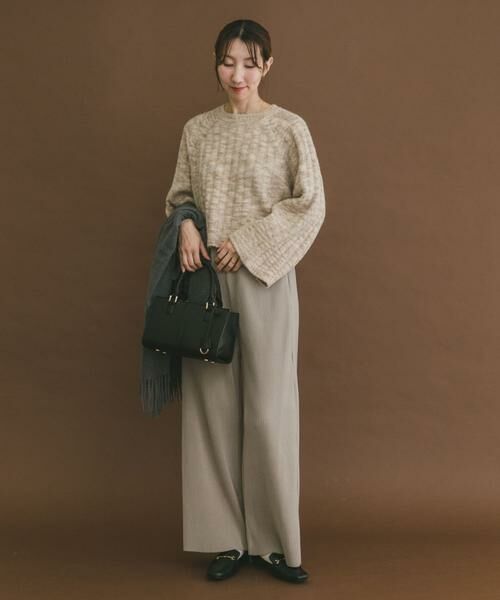 URBAN RESEARCH ITEMS / アーバンリサーチ アイテムズ ニット・セーター | ワイドスリーブミックスニット | 詳細23