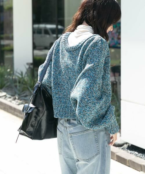 URBAN RESEARCH ITEMS / アーバンリサーチ アイテムズ ニット・セーター | 2WAYミックスカラーニット | 詳細2