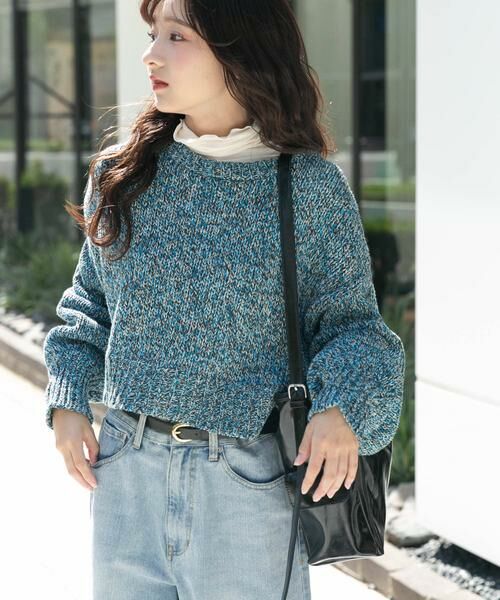 URBAN RESEARCH ITEMS / アーバンリサーチ アイテムズ ニット・セーター | 2WAYミックスカラーニット | 詳細5