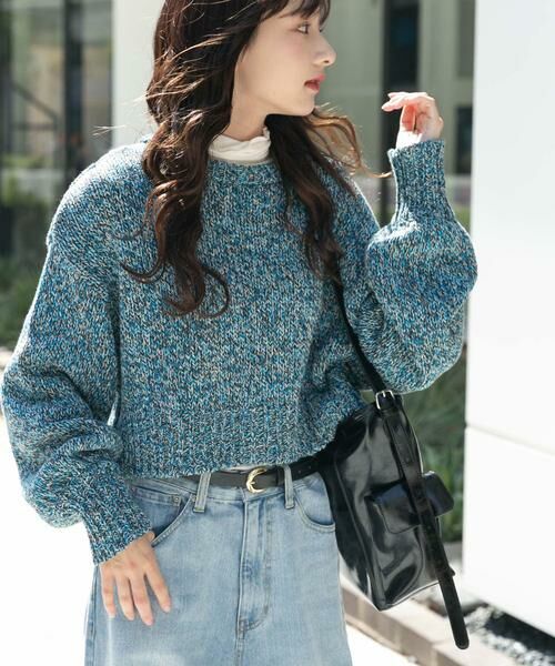 URBAN RESEARCH ITEMS / アーバンリサーチ アイテムズ ニット・セーター | 2WAYミックスカラーニット | 詳細6