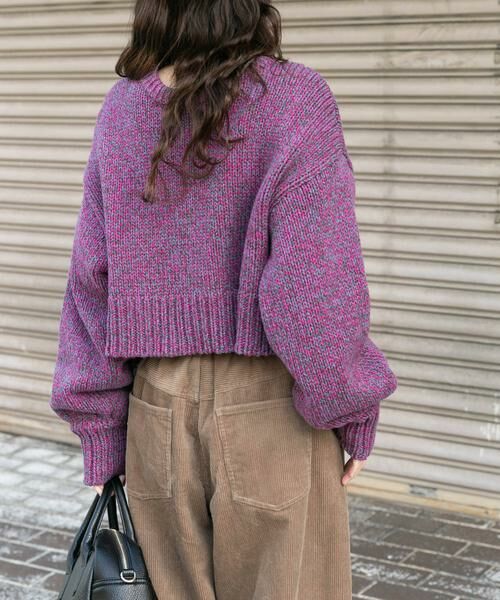 URBAN RESEARCH ITEMS / アーバンリサーチ アイテムズ ニット・セーター | 2WAYミックスカラーニット | 詳細10