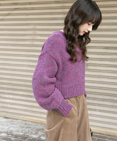 URBAN RESEARCH ITEMS / アーバンリサーチ アイテムズ ニット・セーター | 2WAYミックスカラーニット | 詳細11