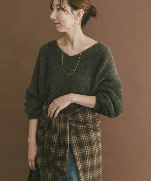 URBAN RESEARCH ITEMS / アーバンリサーチ アイテムズ ニット・セーター | アニモシャギーVネックニット | 詳細2