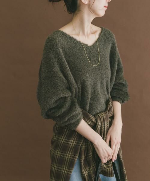 URBAN RESEARCH ITEMS / アーバンリサーチ アイテムズ ニット・セーター | アニモシャギーVネックニット | 詳細4