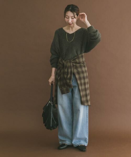 URBAN RESEARCH ITEMS / アーバンリサーチ アイテムズ ニット・セーター | アニモシャギーVネックニット | 詳細5