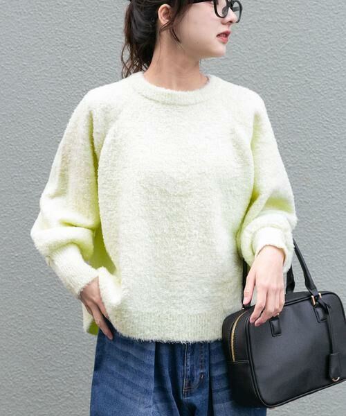 URBAN RESEARCH ITEMS / アーバンリサーチ アイテムズ ニット・セーター | ボリュームスリーブラグランニット | 詳細1