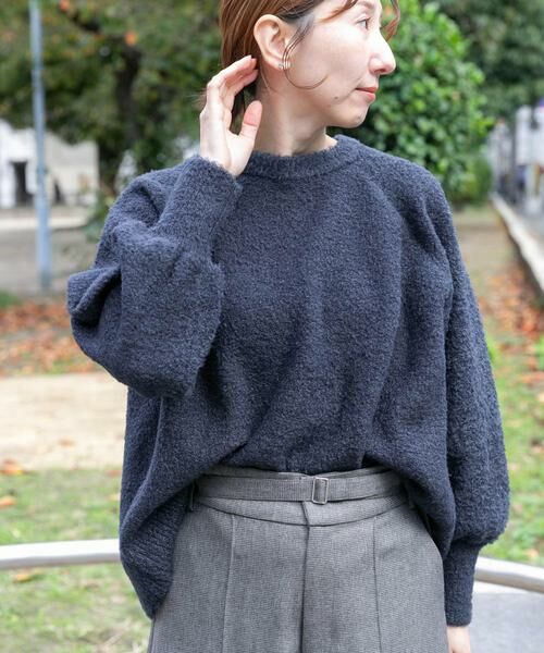 URBAN RESEARCH ITEMS / アーバンリサーチ アイテムズ ニット・セーター | ボリュームスリーブラグランニット | 詳細9