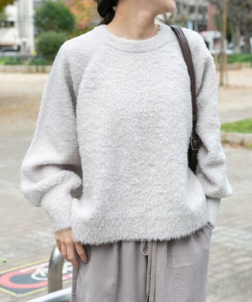 URBAN RESEARCH ITEMS / アーバンリサーチ アイテムズ ニット・セーター | ボリュームスリーブラグランニット | 詳細19