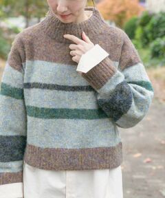 URBAN RESEARCH ITEMS / アーバンリサーチ アイテムズ ニット・セーター | マルチボーダーニット