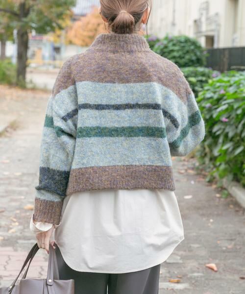URBAN RESEARCH ITEMS / アーバンリサーチ アイテムズ ニット・セーター | マルチボーダーニット | 詳細3