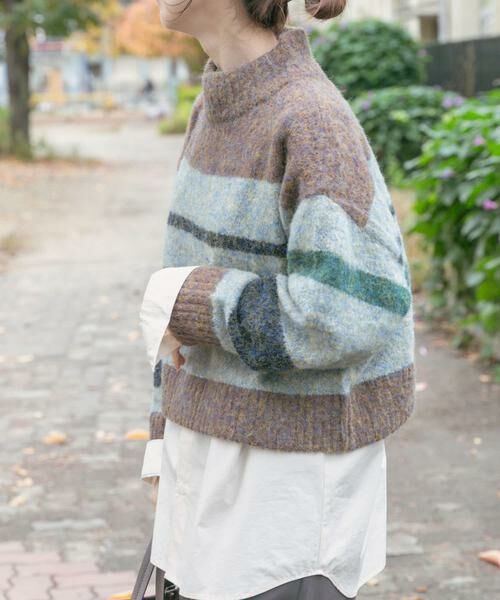 URBAN RESEARCH ITEMS / アーバンリサーチ アイテムズ ニット・セーター | マルチボーダーニット | 詳細4