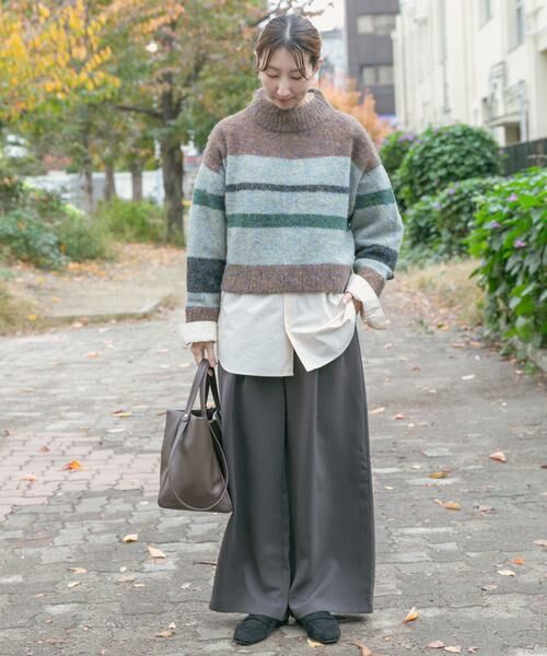 URBAN RESEARCH ITEMS / アーバンリサーチ アイテムズ ニット・セーター | マルチボーダーニット | 詳細5