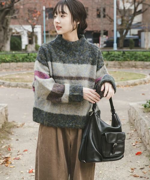 URBAN RESEARCH ITEMS / アーバンリサーチ アイテムズ ニット・セーター | マルチボーダーニット | 詳細13