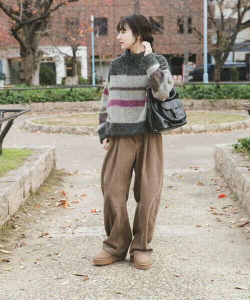 URBAN RESEARCH ITEMS / アーバンリサーチ アイテムズ ニット・セーター | マルチボーダーニット | 詳細16