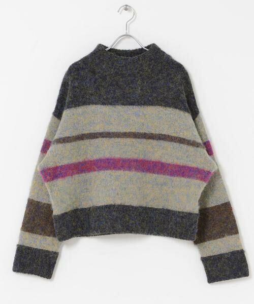 URBAN RESEARCH ITEMS / アーバンリサーチ アイテムズ ニット・セーター | マルチボーダーニット | 詳細17