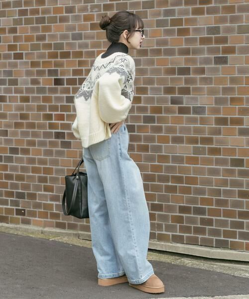 URBAN RESEARCH ITEMS / アーバンリサーチ アイテムズ カーディガン・ボレロ | ノルディックボリュームスリーブカーディガン | 詳細5