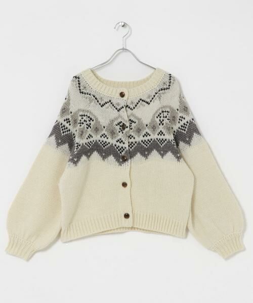 URBAN RESEARCH ITEMS / アーバンリサーチ アイテムズ カーディガン・ボレロ | ノルディックボリュームスリーブカーディガン | 詳細7