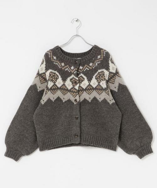 URBAN RESEARCH ITEMS / アーバンリサーチ アイテムズ カーディガン・ボレロ | ノルディックボリュームスリーブカーディガン | 詳細14