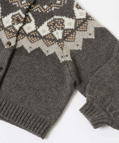 URBAN RESEARCH ITEMS / アーバンリサーチ アイテムズ カーディガン・ボレロ | ノルディックボリュームスリーブカーディガン | 詳細15