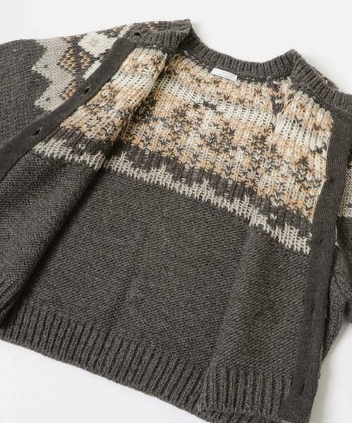 URBAN RESEARCH ITEMS / アーバンリサーチ アイテムズ カーディガン・ボレロ | ノルディックボリュームスリーブカーディガン | 詳細16