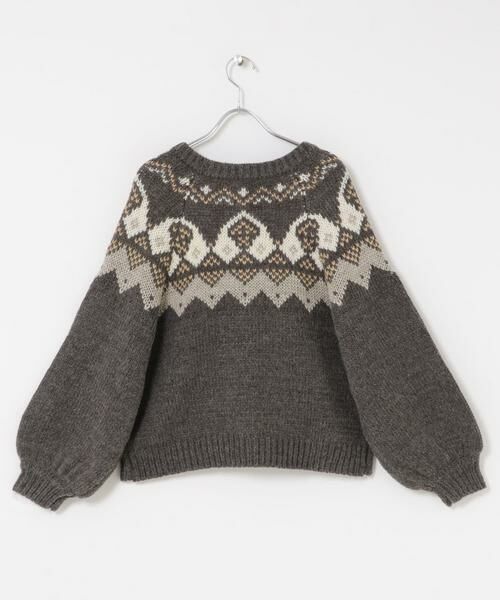 URBAN RESEARCH ITEMS / アーバンリサーチ アイテムズ カーディガン・ボレロ | ノルディックボリュームスリーブカーディガン | 詳細17