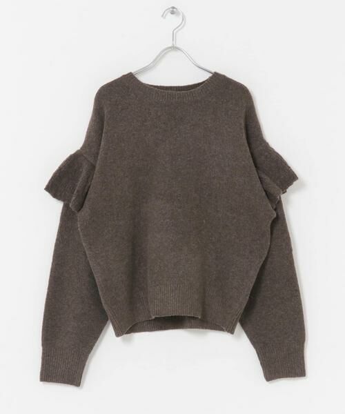 URBAN RESEARCH ITEMS / アーバンリサーチ アイテムズ ニット・セーター | フリルクルーネックニット | 詳細6
