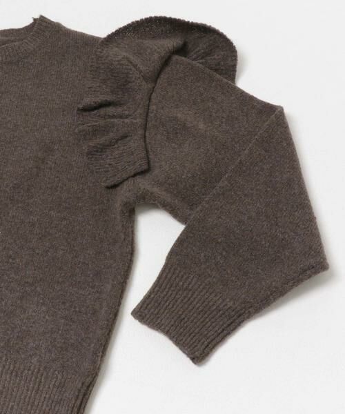 URBAN RESEARCH ITEMS / アーバンリサーチ アイテムズ ニット・セーター | フリルクルーネックニット | 詳細7