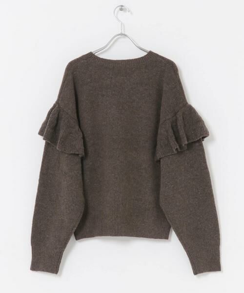URBAN RESEARCH ITEMS / アーバンリサーチ アイテムズ ニット・セーター | フリルクルーネックニット | 詳細8