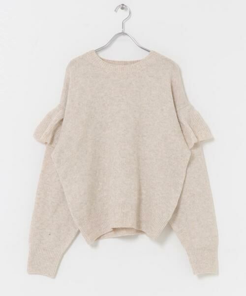 URBAN RESEARCH ITEMS / アーバンリサーチ アイテムズ ニット・セーター | フリルクルーネックニット | 詳細16