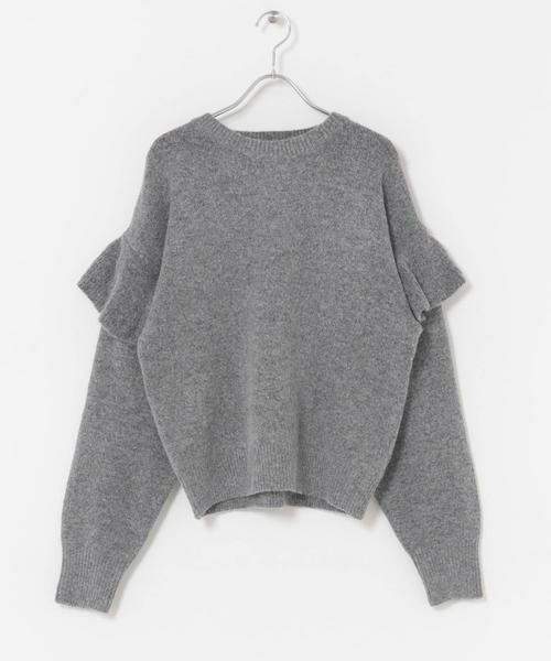 URBAN RESEARCH ITEMS / アーバンリサーチ アイテムズ ニット・セーター | フリルクルーネックニット | 詳細22