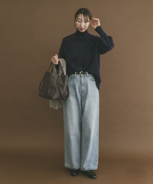 URBAN RESEARCH ITEMS / アーバンリサーチ アイテムズ ニット・セーター | ラクーンハイネックビッグニット | 詳細6