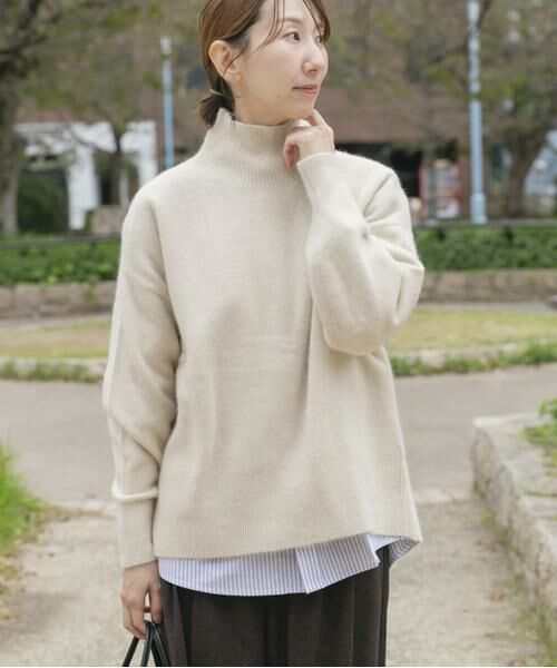 URBAN RESEARCH ITEMS / アーバンリサーチ アイテムズ ニット・セーター | ラクーンハイネックビッグニット | 詳細14