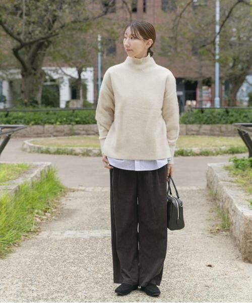 URBAN RESEARCH ITEMS / アーバンリサーチ アイテムズ ニット・セーター | ラクーンハイネックビッグニット | 詳細16