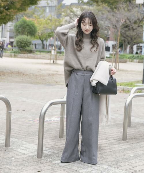 URBAN RESEARCH ITEMS / アーバンリサーチ アイテムズ ニット・セーター | ラクーンハイネックビッグニット | 詳細23