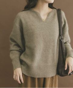 URBAN RESEARCH ITEMS / アーバンリサーチ アイテムズ ニット・セーター | ラクーンキーネックニット