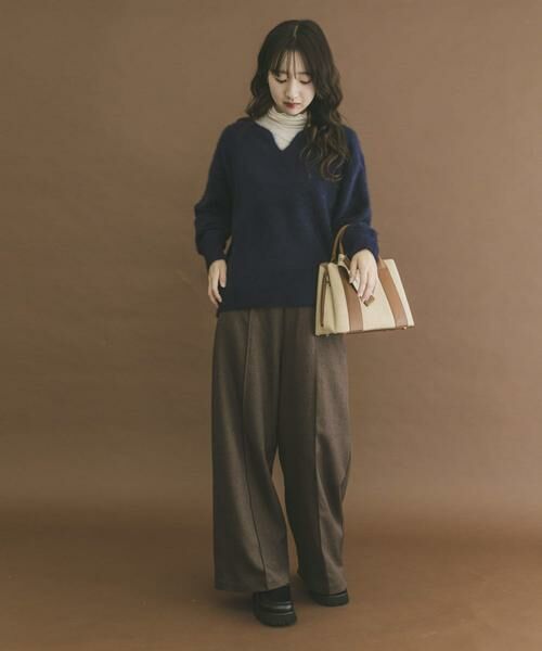 URBAN RESEARCH ITEMS / アーバンリサーチ アイテムズ ニット・セーター | ラクーンキーネックニット | 詳細4