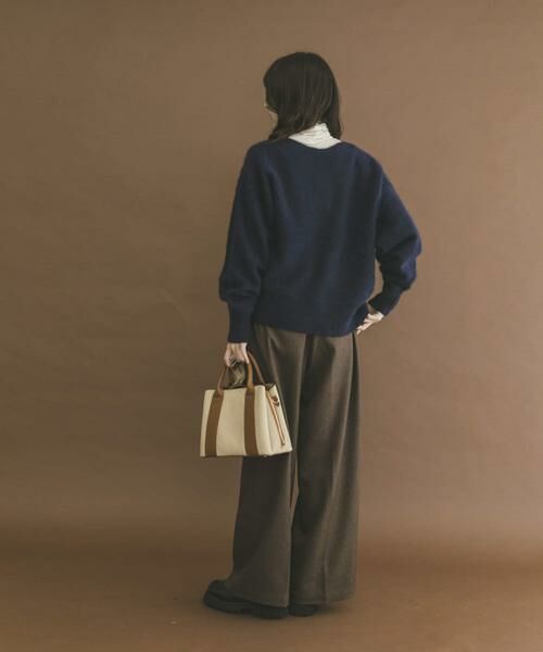 URBAN RESEARCH ITEMS / アーバンリサーチ アイテムズ ニット・セーター | ラクーンキーネックニット | 詳細5