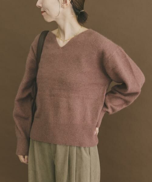 URBAN RESEARCH ITEMS / アーバンリサーチ アイテムズ ニット・セーター | ラクーンキーネックニット | 詳細12