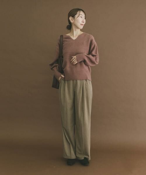URBAN RESEARCH ITEMS / アーバンリサーチ アイテムズ ニット・セーター | ラクーンキーネックニット | 詳細13