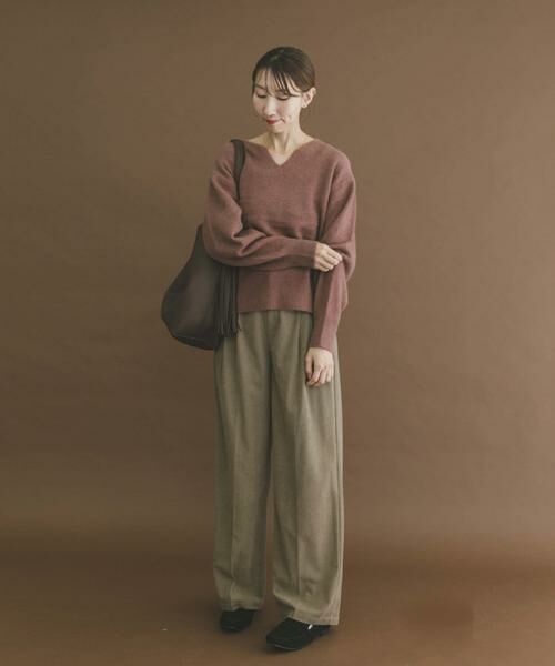 URBAN RESEARCH ITEMS / アーバンリサーチ アイテムズ ニット・セーター | ラクーンキーネックニット | 詳細15