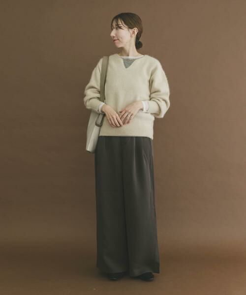 URBAN RESEARCH ITEMS / アーバンリサーチ アイテムズ ニット・セーター | ラクーンキーネックニット | 詳細20