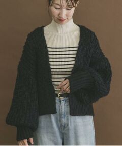 URBAN RESEARCH ITEMS / アーバンリサーチ アイテムズ カーディガン・ボレロ | ウールミックスボリュームカーディガン