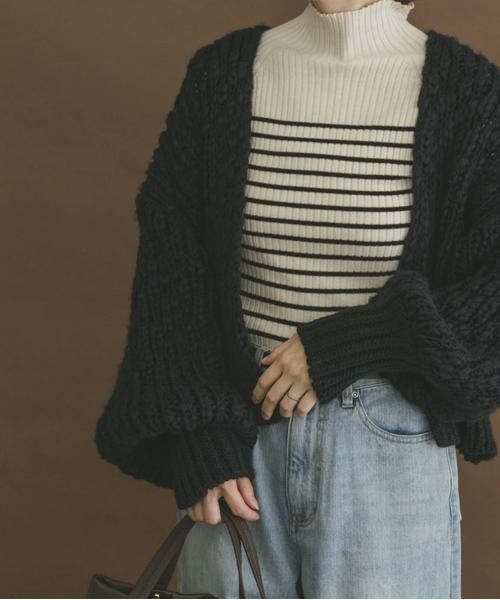 URBAN RESEARCH ITEMS / アーバンリサーチ アイテムズ カーディガン・ボレロ | ウールミックスボリュームカーディガン | 詳細1