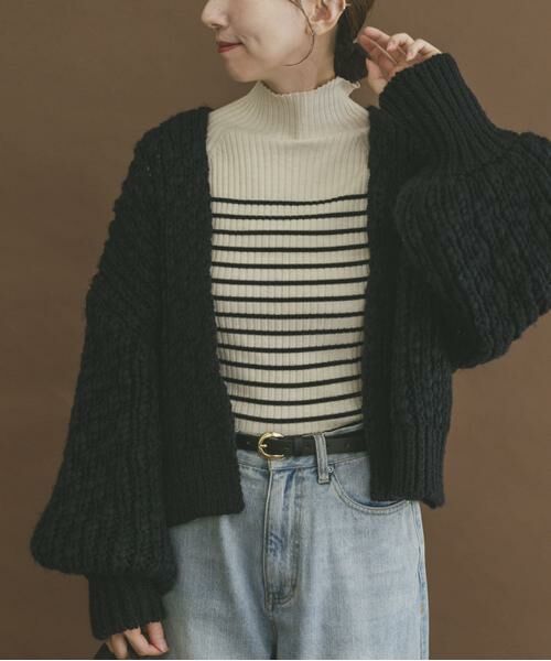 URBAN RESEARCH ITEMS / アーバンリサーチ アイテムズ カーディガン・ボレロ | ウールミックスボリュームカーディガン | 詳細2