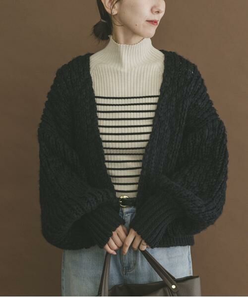 URBAN RESEARCH ITEMS / アーバンリサーチ アイテムズ カーディガン・ボレロ | ウールミックスボリュームカーディガン | 詳細3