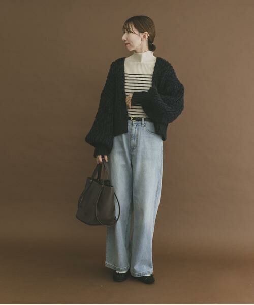 URBAN RESEARCH ITEMS / アーバンリサーチ アイテムズ カーディガン・ボレロ | ウールミックスボリュームカーディガン | 詳細6